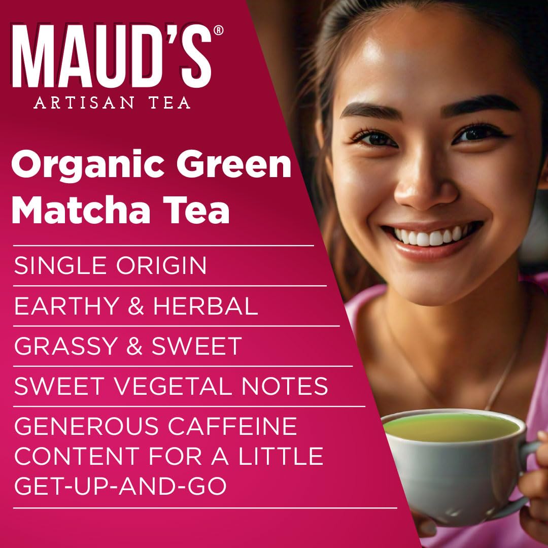 Packaging beside a prepared cup showing cafe-quality taste at home.