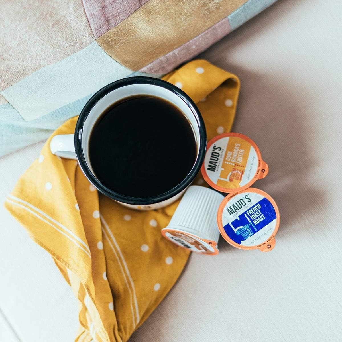 Maud's single-serve pods work with most Keurig-style machines