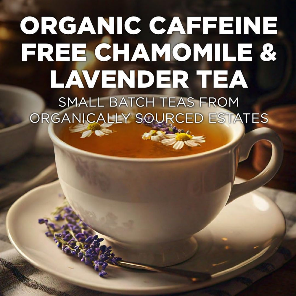 Maud's tea pods brewing into a cup, inviting floral aroma and gentle relaxation.