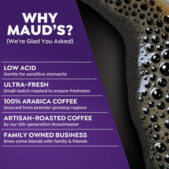 Maud's Vanilla Ube Keurig-compatible pod fits most single-serve brewers for quick coffee.