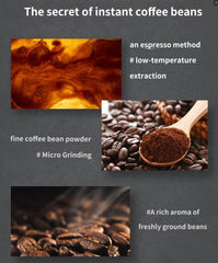 Maxim Kanu mini mild roasted Americano coffee in a cup with smooth flavor
