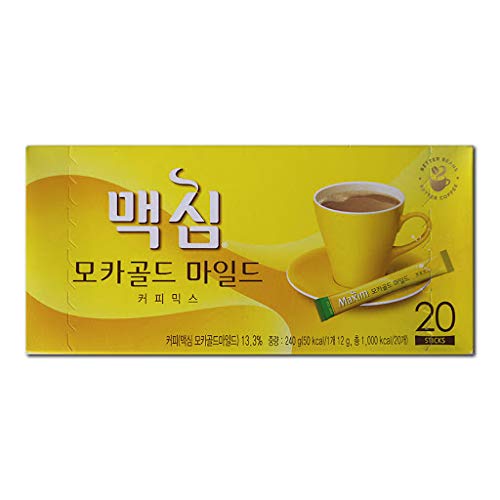 Steaming cup of Maxim Mocha Gold inviting aroma and warmth