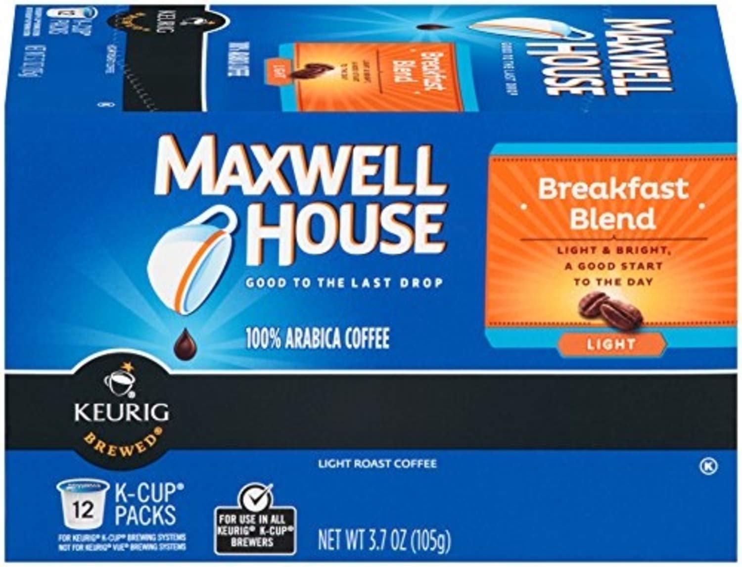 MAXWELL HOUSE Breakfast Blend cozy morning ritual and easy brewing.