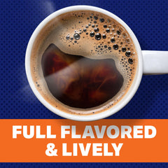 Full-bodied Maxwell House Decaf House Blend flavor in a cup