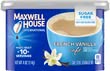 Maxwell House International French Vanilla Sugar Free dissolving powder for fast, sugar-free mix