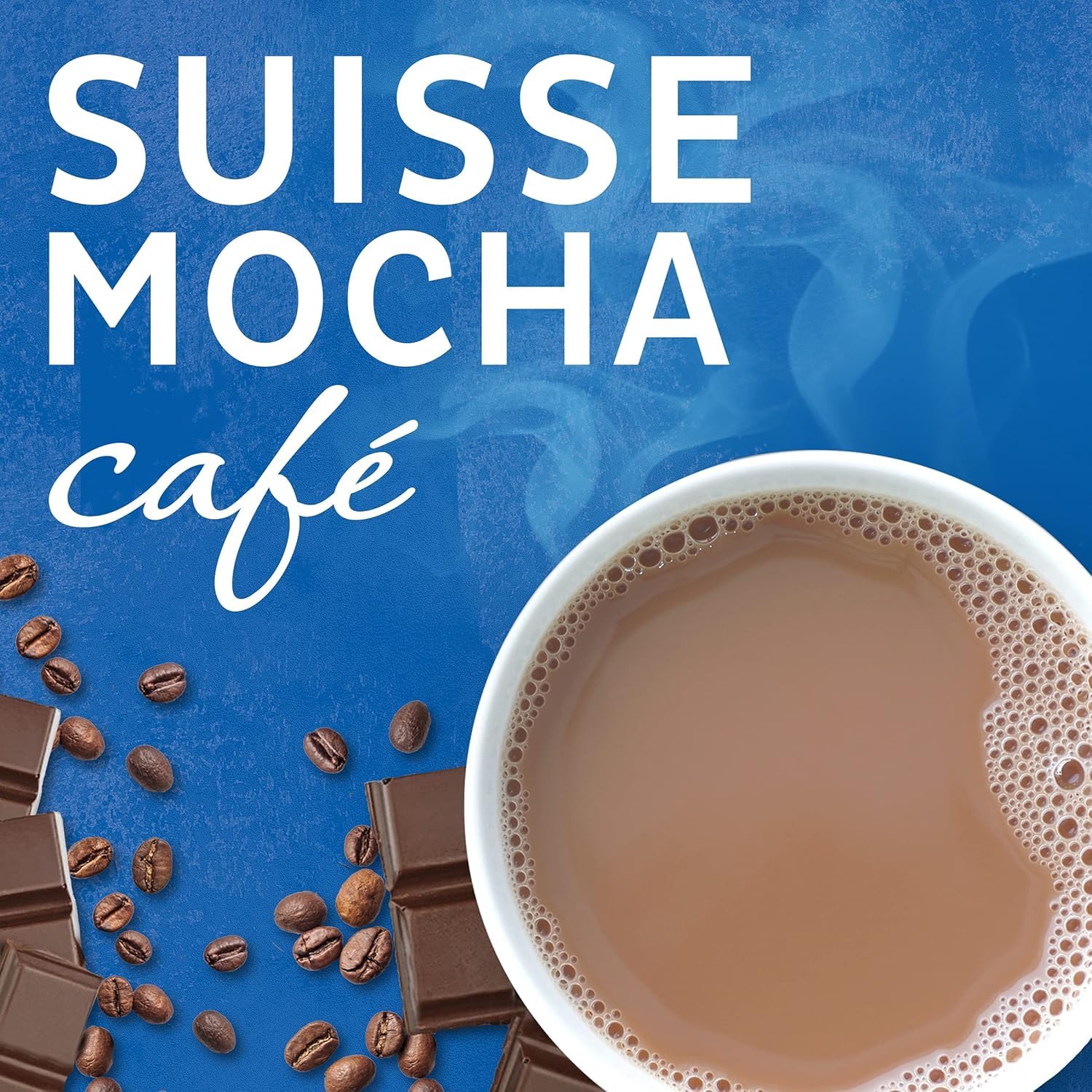 Kosher-certified Maxwell House Suisse Mocha label on canister