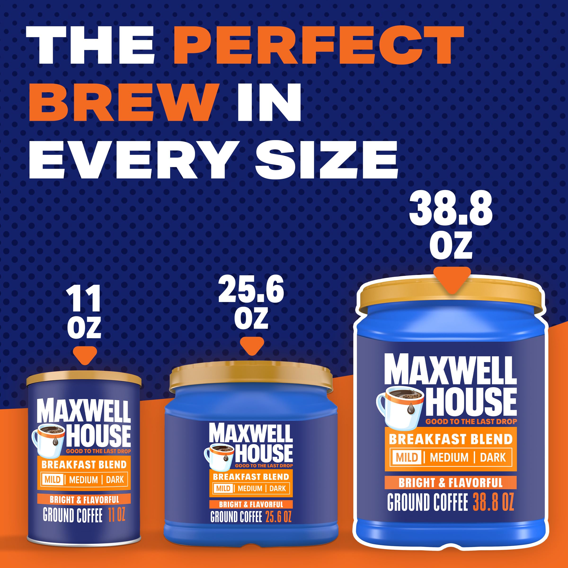 Maxwell House Kosher-certified ground coffee for mindful breakfast moments