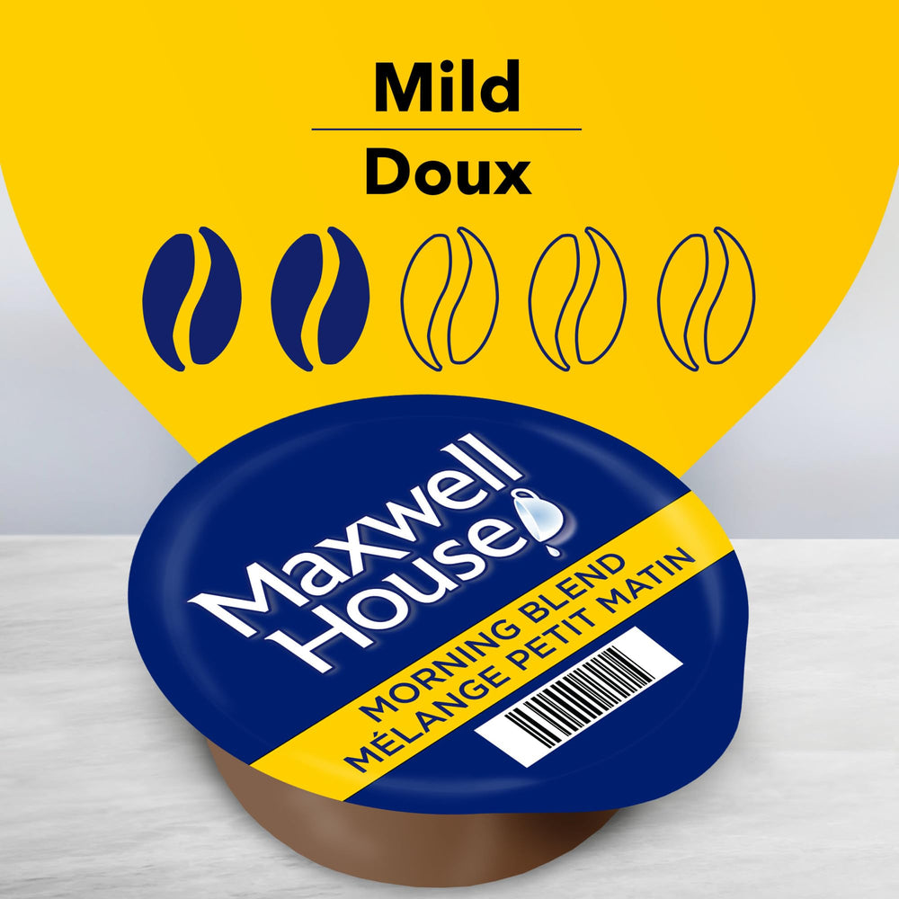 Cup steaming with Maxwell House Morning Blend