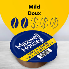 Cup steaming with Maxwell House Morning Blend