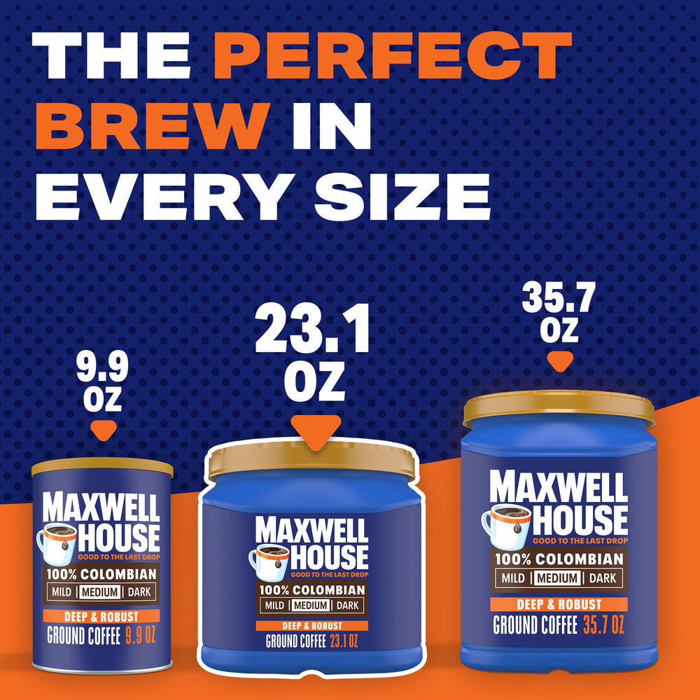 Maxwell House morning kitchen scene with a coffee setup.
