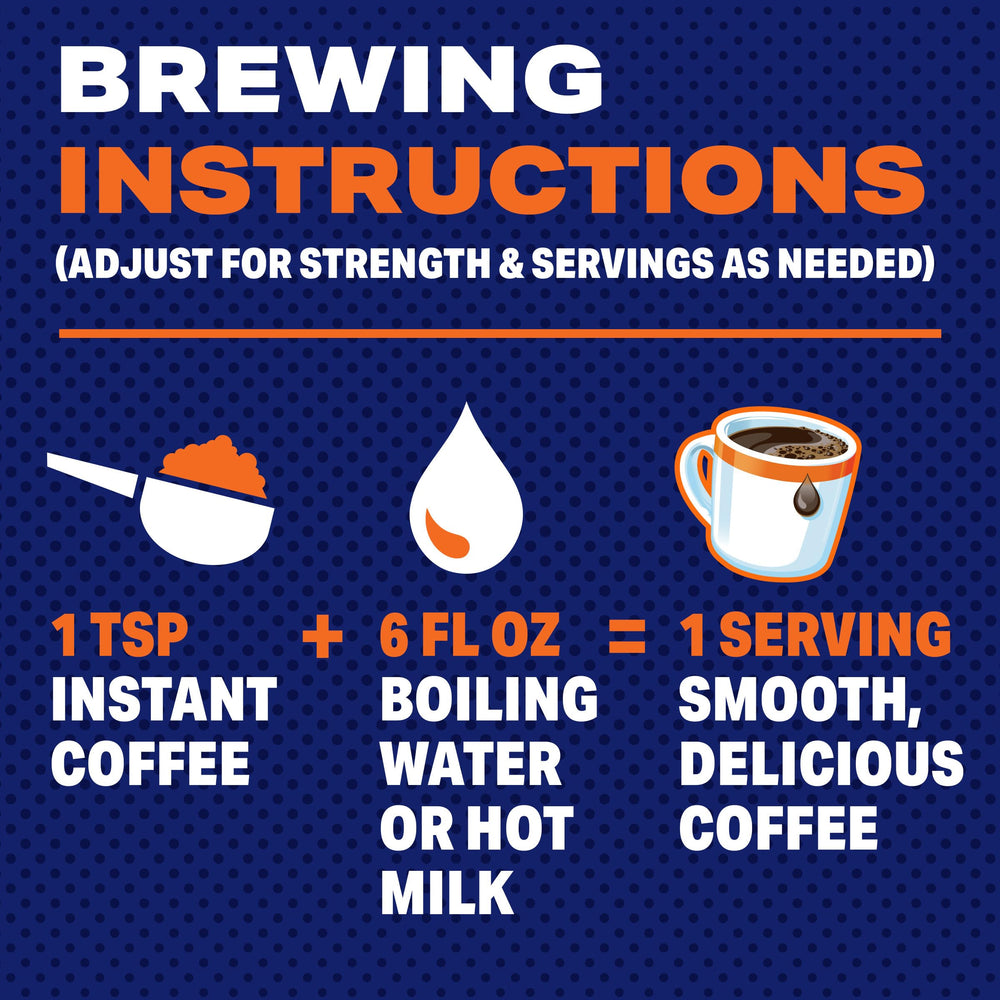 MAXWELL HOUSE Original Roast instant coffee stirred into milk