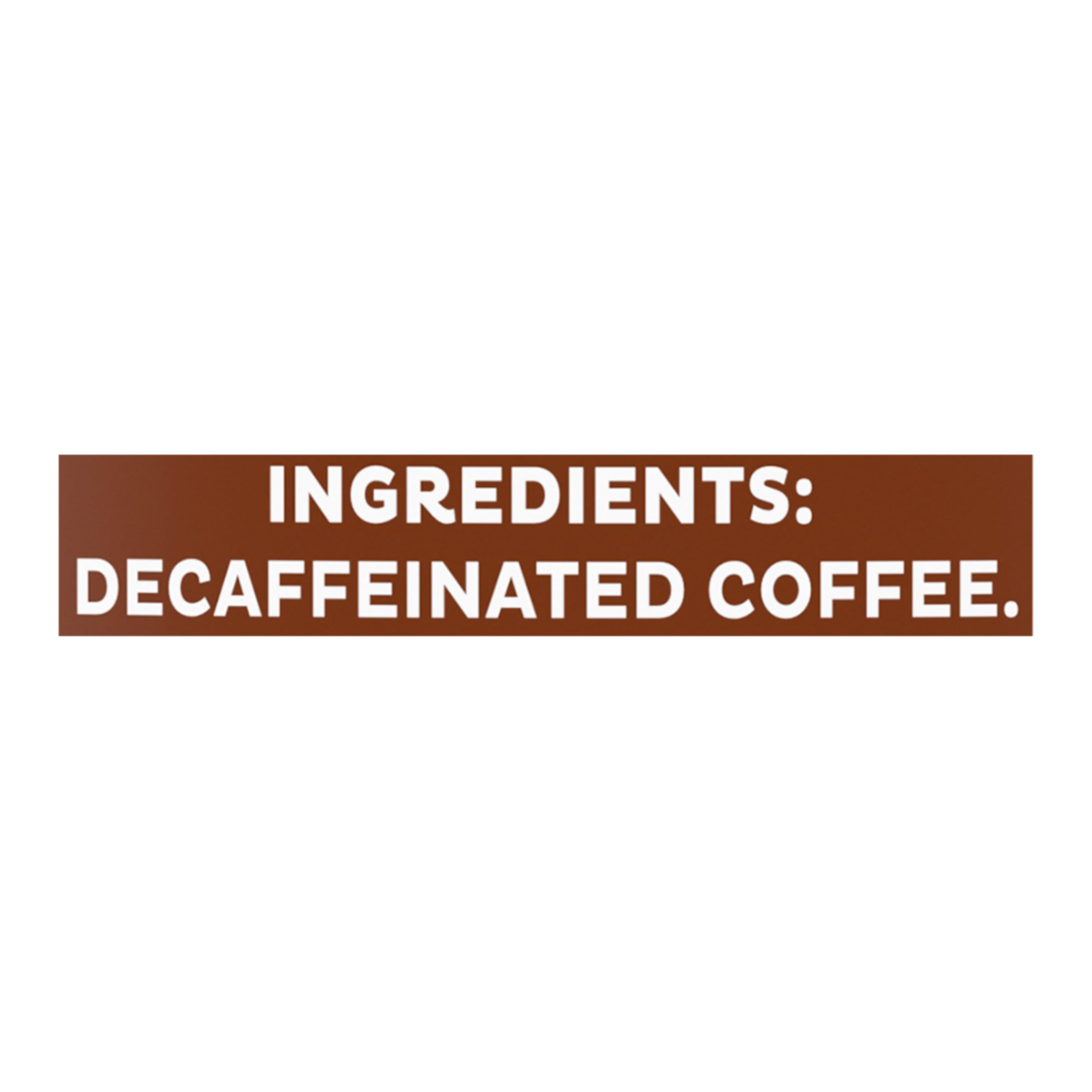 Close-up of the screw-top lid sealing Sanka decaf aroma.