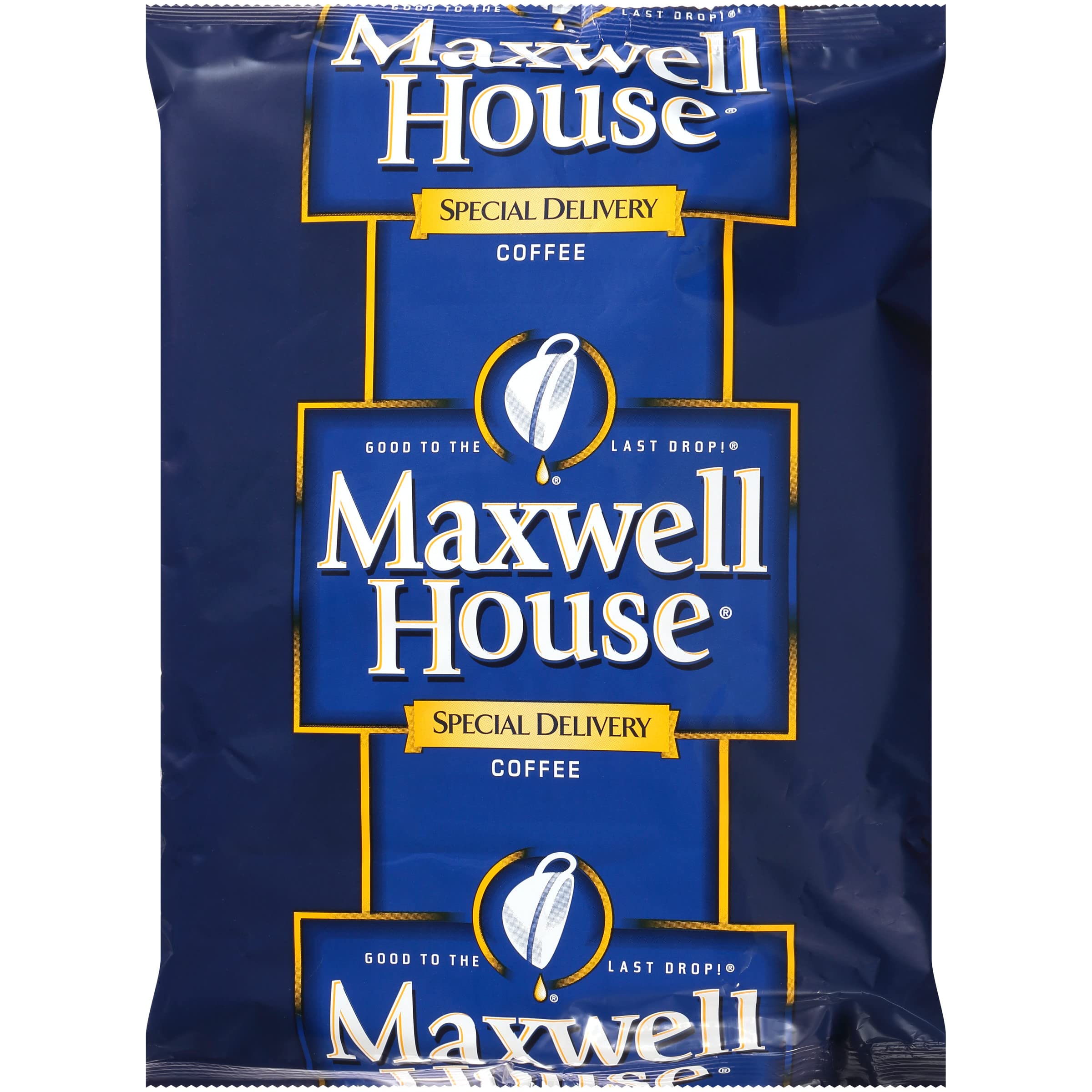 Maxwell House Special Delivery box front showing official packaging for office use