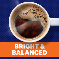 Steaming mug of Maxwell House Master Blend conveys inviting aroma and balanced flavor