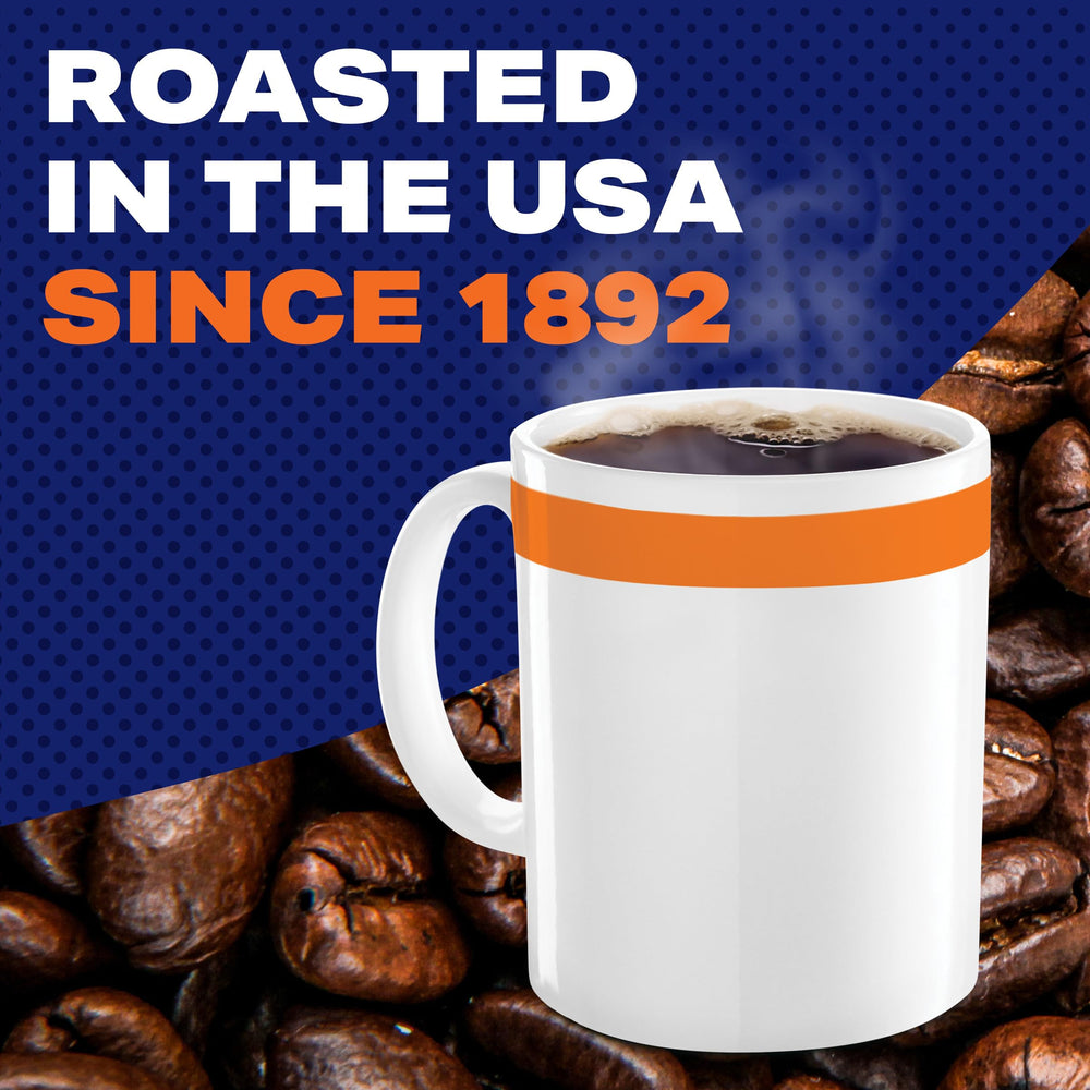 Store Maxwell House coffee in a dry place to preserve aroma.