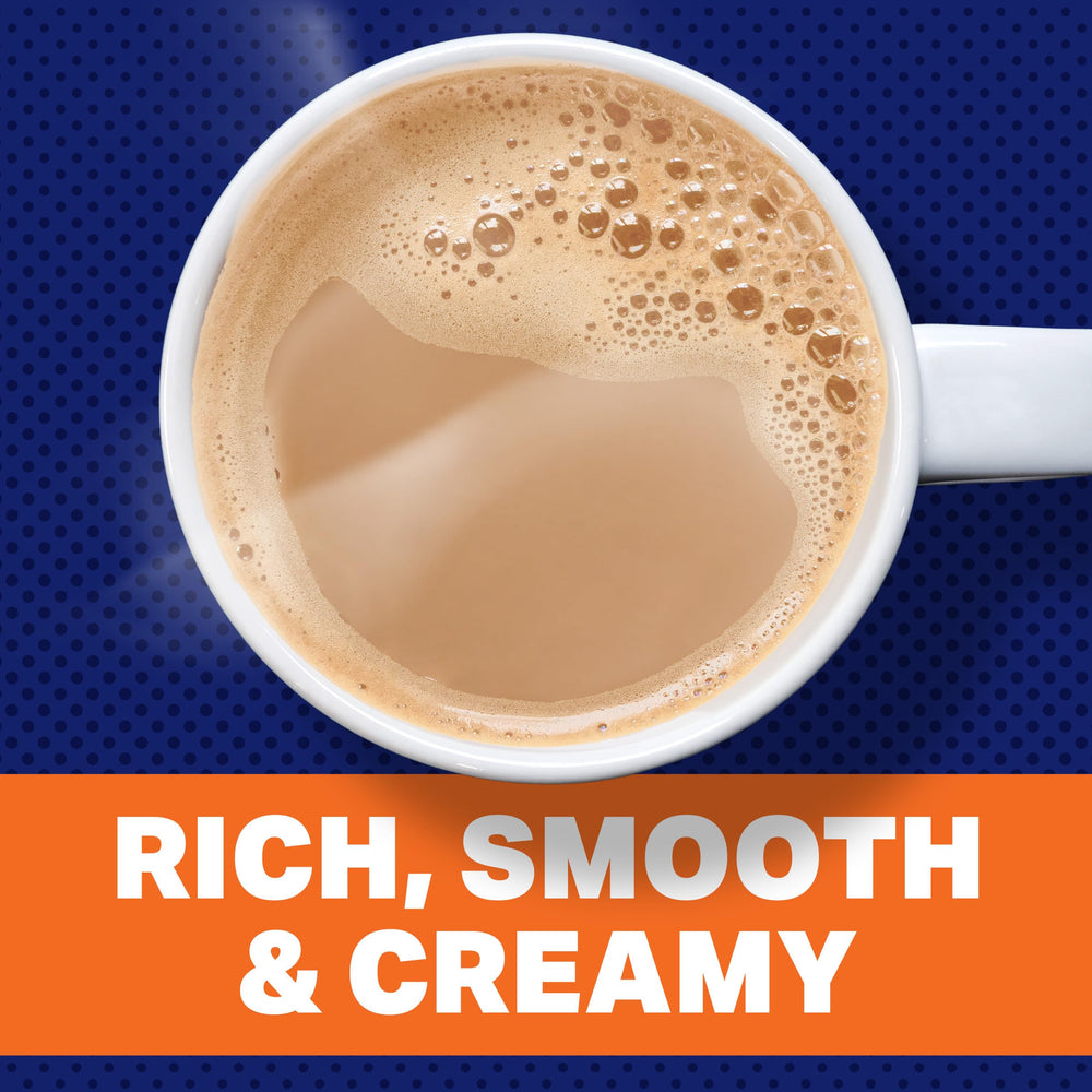Chilled Maxwell House Vanilla Caramel Latte over ice for a refreshing afternoon pick-me-up