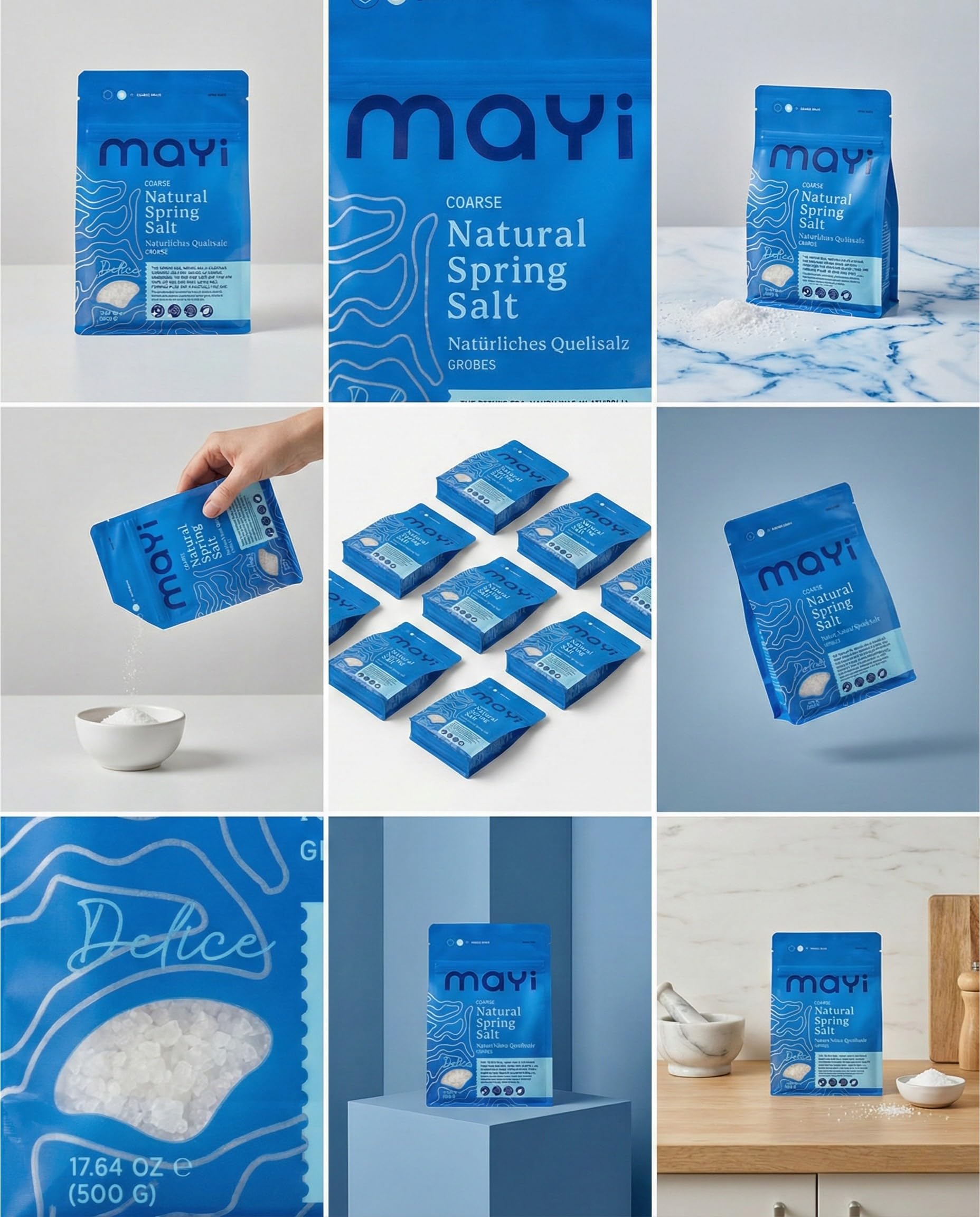 MAYİ salt coarse suitable for preserving, canning, and pickling recipes.