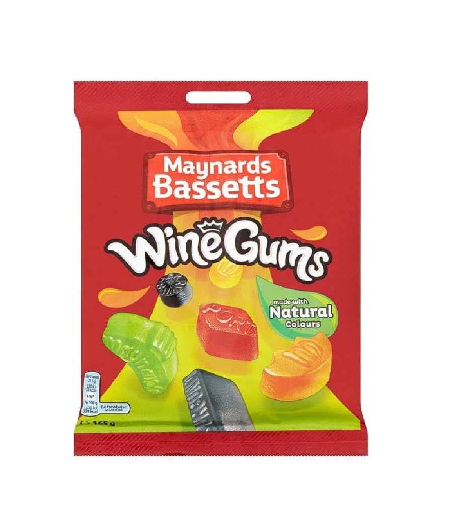 Maynards Wine Gums texture close-up, chewy candy detail.