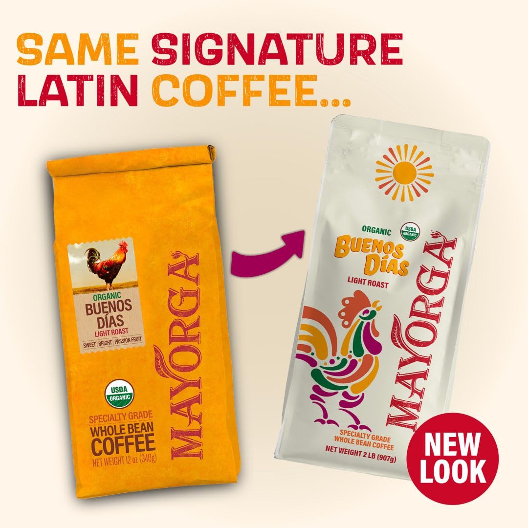 Mayorga Buenos Días aroma from Latin slow-roast enhances the cup's complexity.