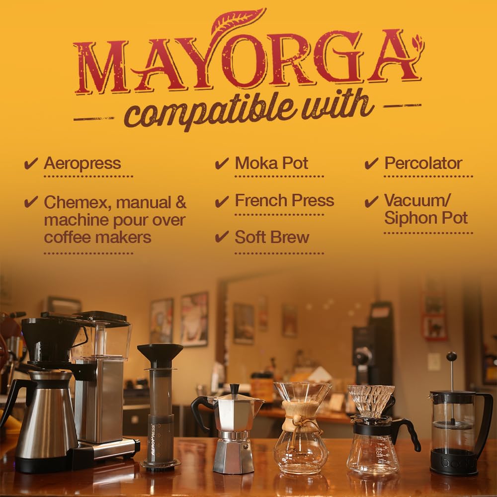 Versatile for drip, espresso, or French press brews.
