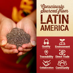 Mayorga chia seeds add crunchy texture to cereals and smoothies.