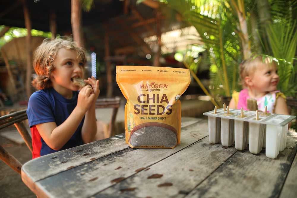 Kosher, Non-GMO chia seeds suited for versatile meal prep.