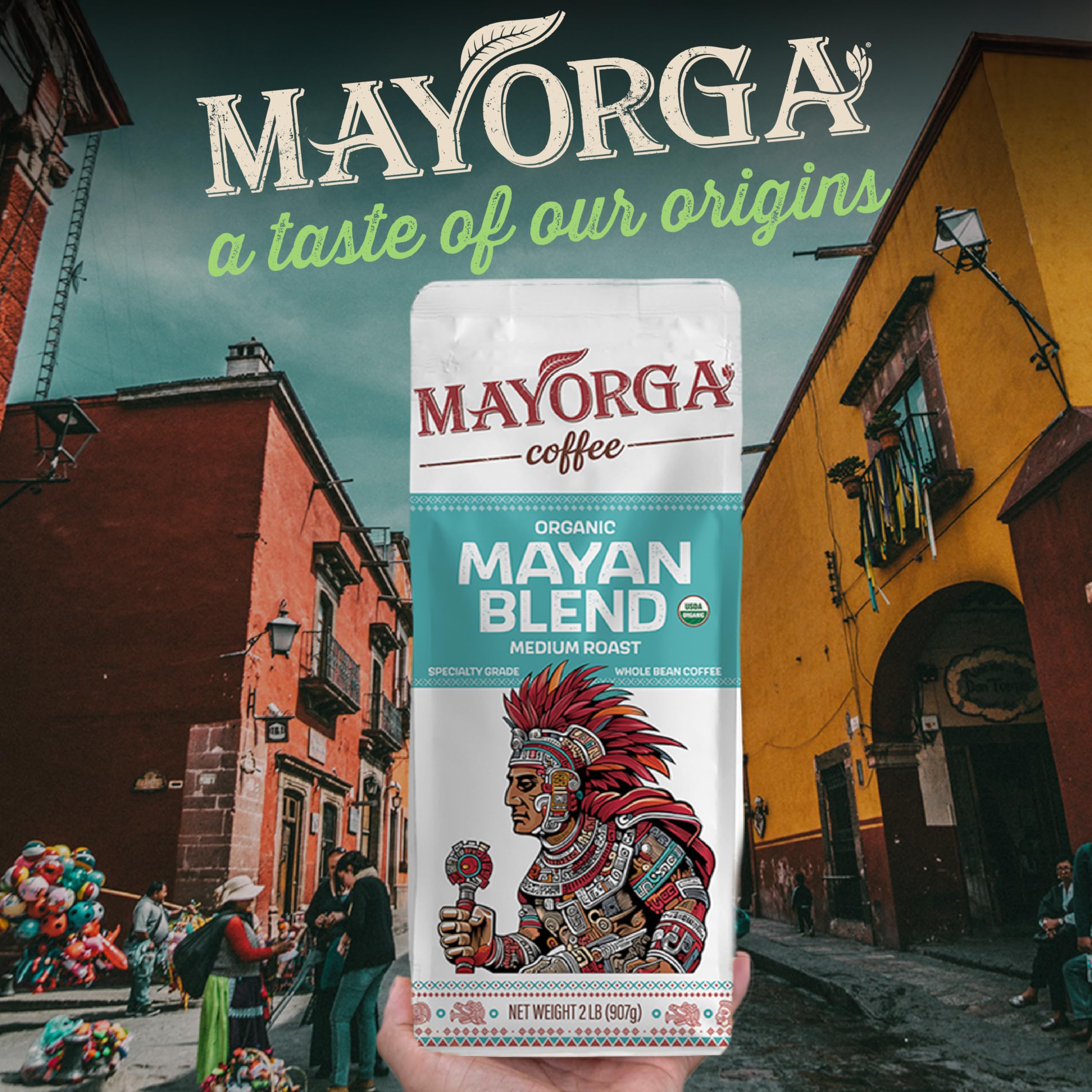 Mayorga Mayan Blend aroma steam evokes rich chocolate and floral notes.