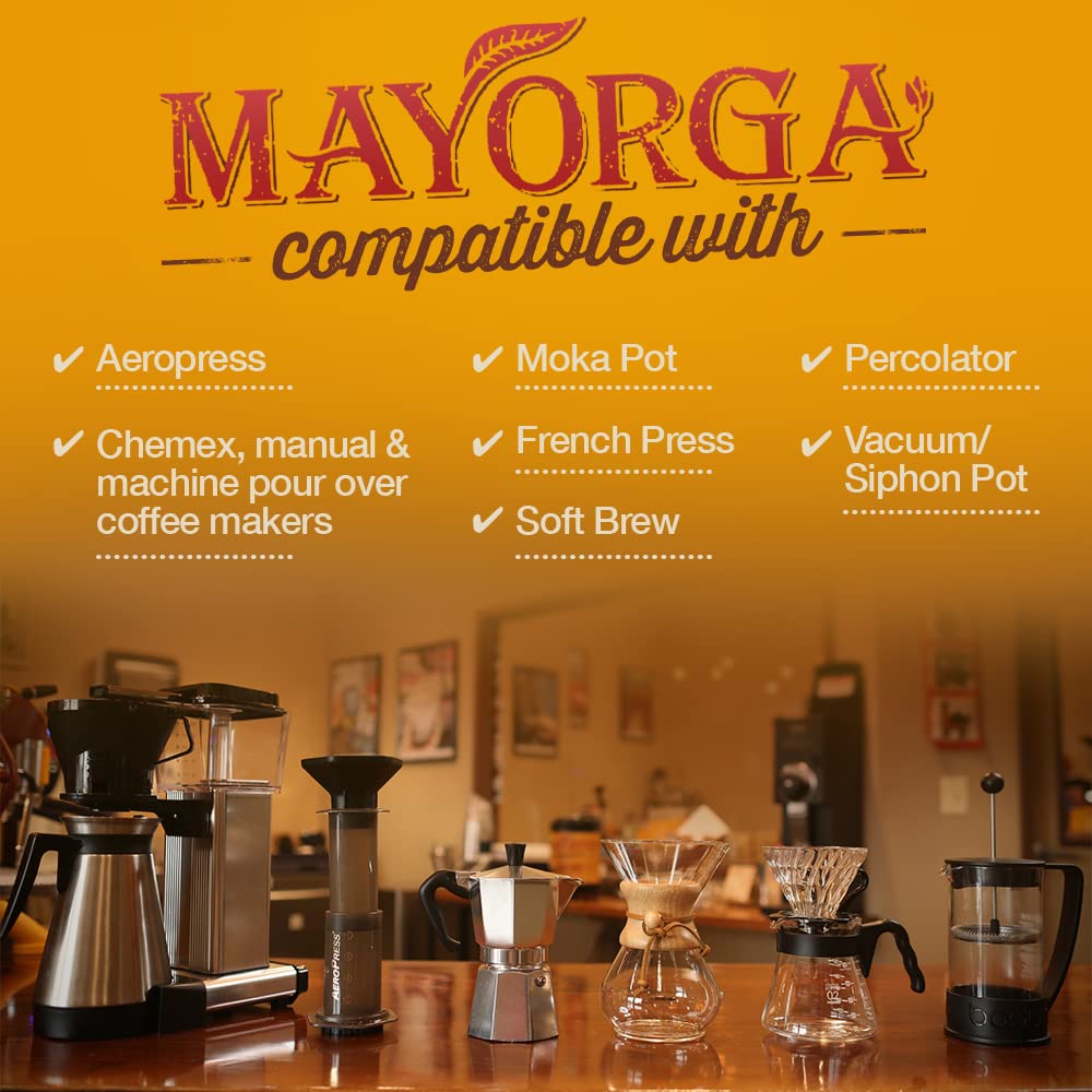 Direct-trade farming story behind Mayorga Mayan Blend, supporting Latin farmers.