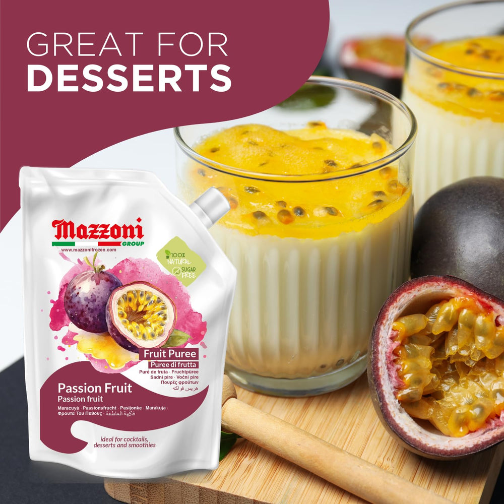 Mazzoni label highlights Made in Italy and 2.2 lb pouch.