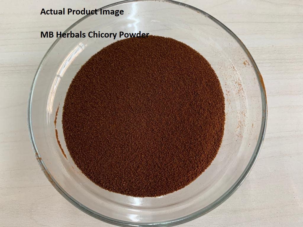 MB Herbals Chicory Powder in a mug with milk for creamy beverages