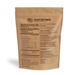 MB Herbals roasted chicory roots highlight natural roasting aroma