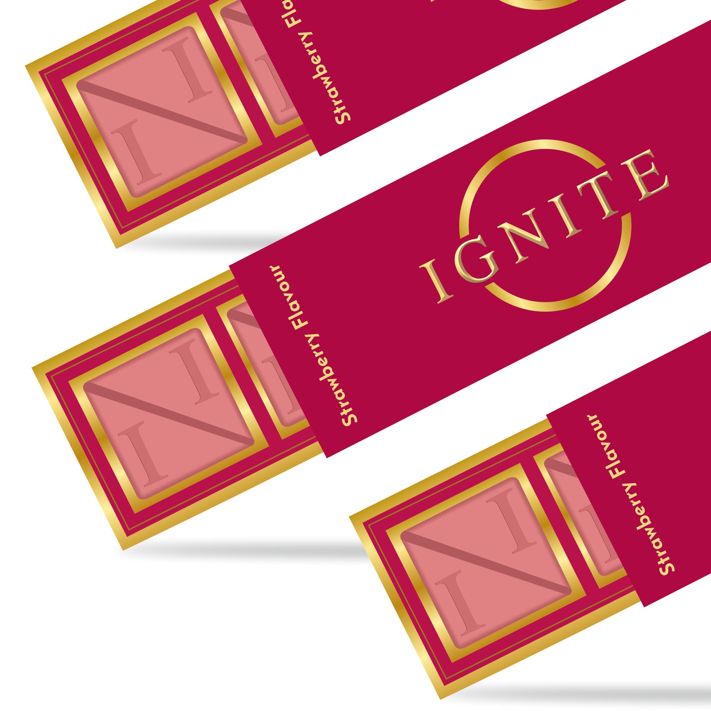 Ignite strawberry aroma closeup conveys fruity fragrance paired with chocolate.