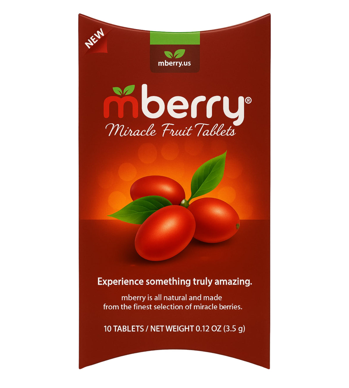 mberry miracle berry tablets close-up for flavor-tripping tastings.