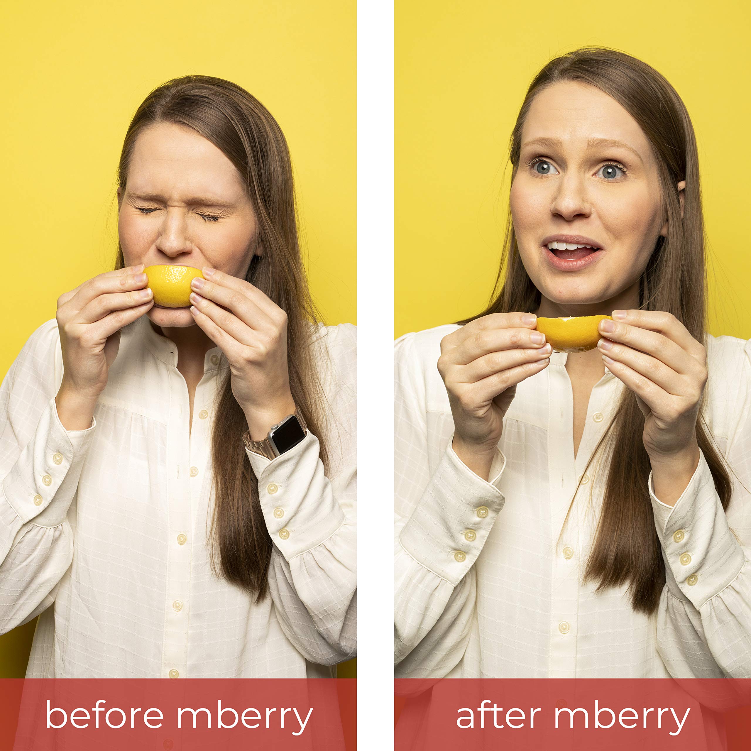 mberry miracle berry tablets with fresh fruit illustrating flavor transformation.
