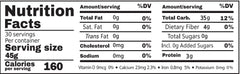 Back label of McCabe Organic Sweet Rice with USDA and CCOF certifications.