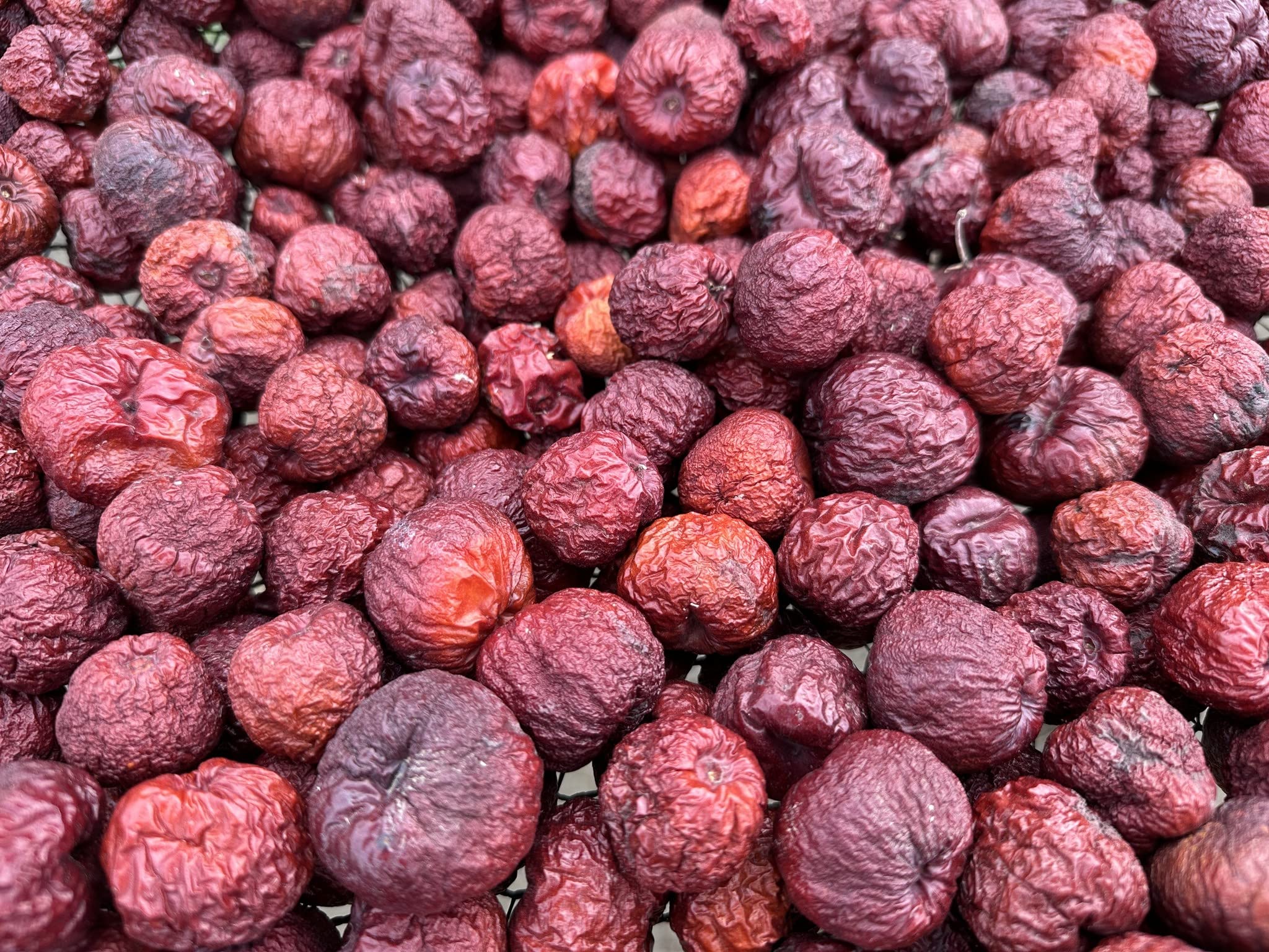 McCabe Sun-Dried Jujubes raw fruit view highlighting rich color and texture.