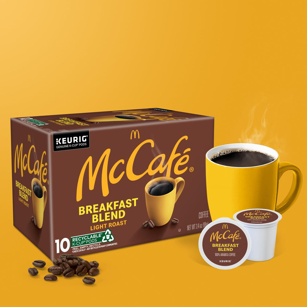 McCafé Breakfast Blend recyclable packaging communicates a sustainable choice