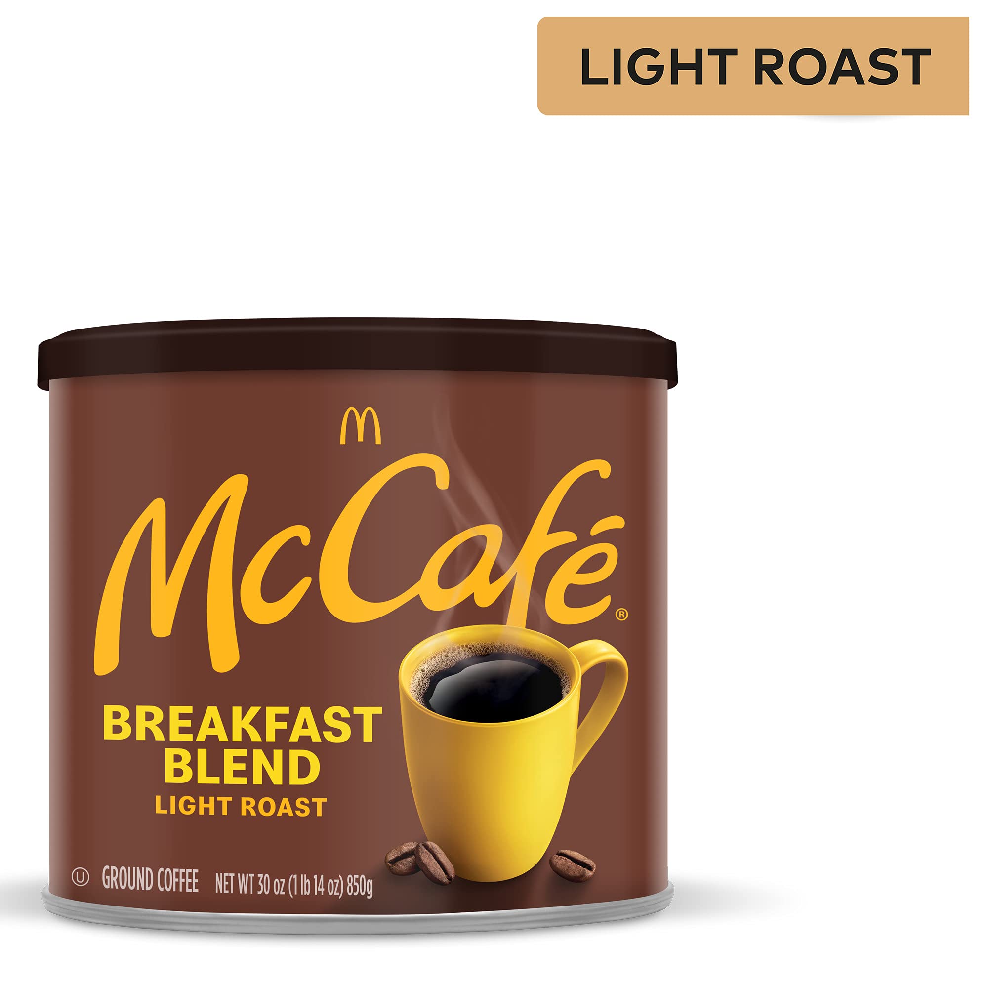 Scoop ready for measuring the right amount of McCafe Breakfast Blend.