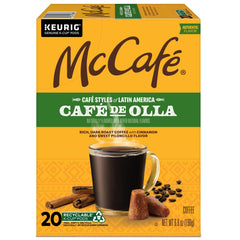 McCafé Café de Olla K-Cup brew in an 8 oz cup for a balanced mug