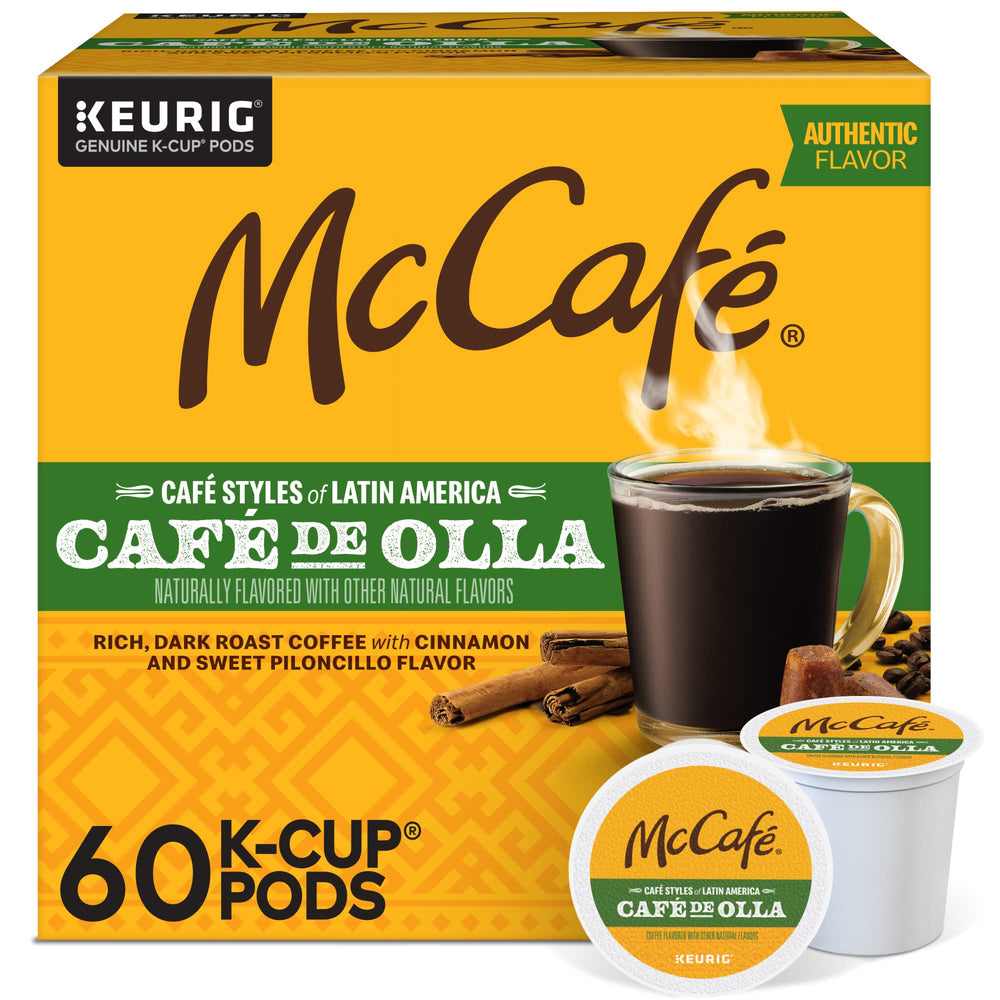 The McCafé Café de Olla K-Cup pod box supports daily brews.