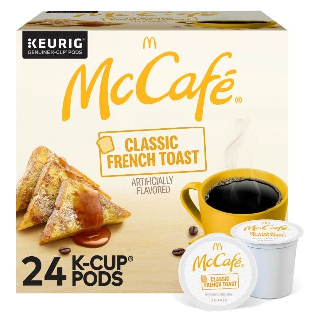 McCafe Classic French Toast coffee pod ready for a quick morning brew.