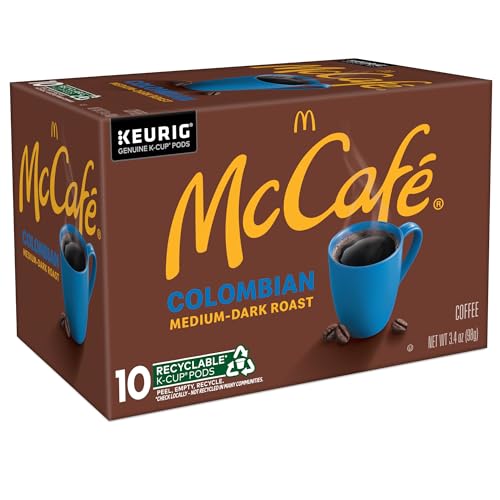 McCafé Colombian recyclable packaging graphics emphasize sustainability
