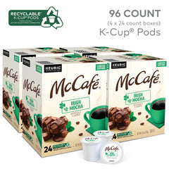 McCafé Irish Mocha display pack, ideal for home or office use