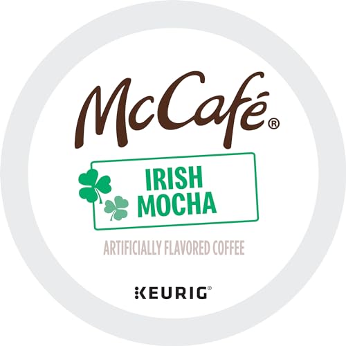 McCafé Irish Mocha recyclable K-Cup pod for easy disposal