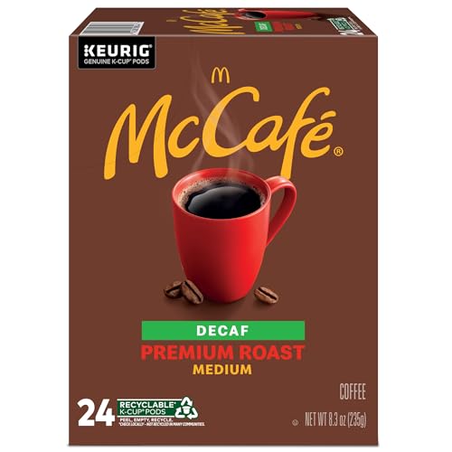 Orthodox Union Kosher mark on McCafé decaf packaging