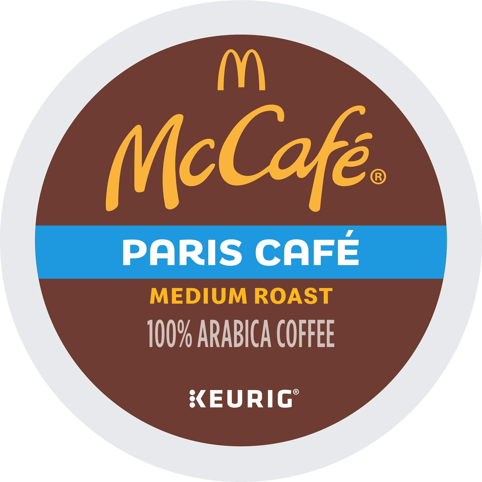 McCafé Paris Café beans and ground imagery suggesting café quality.