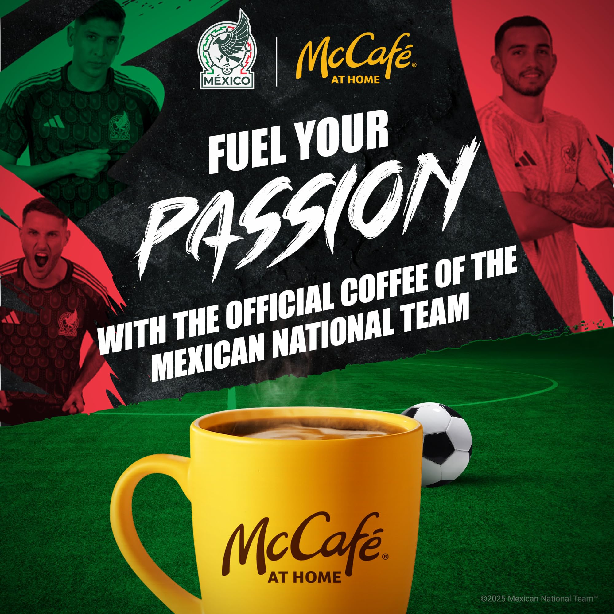Close-up of McCafé Premium Roast Arabica beans