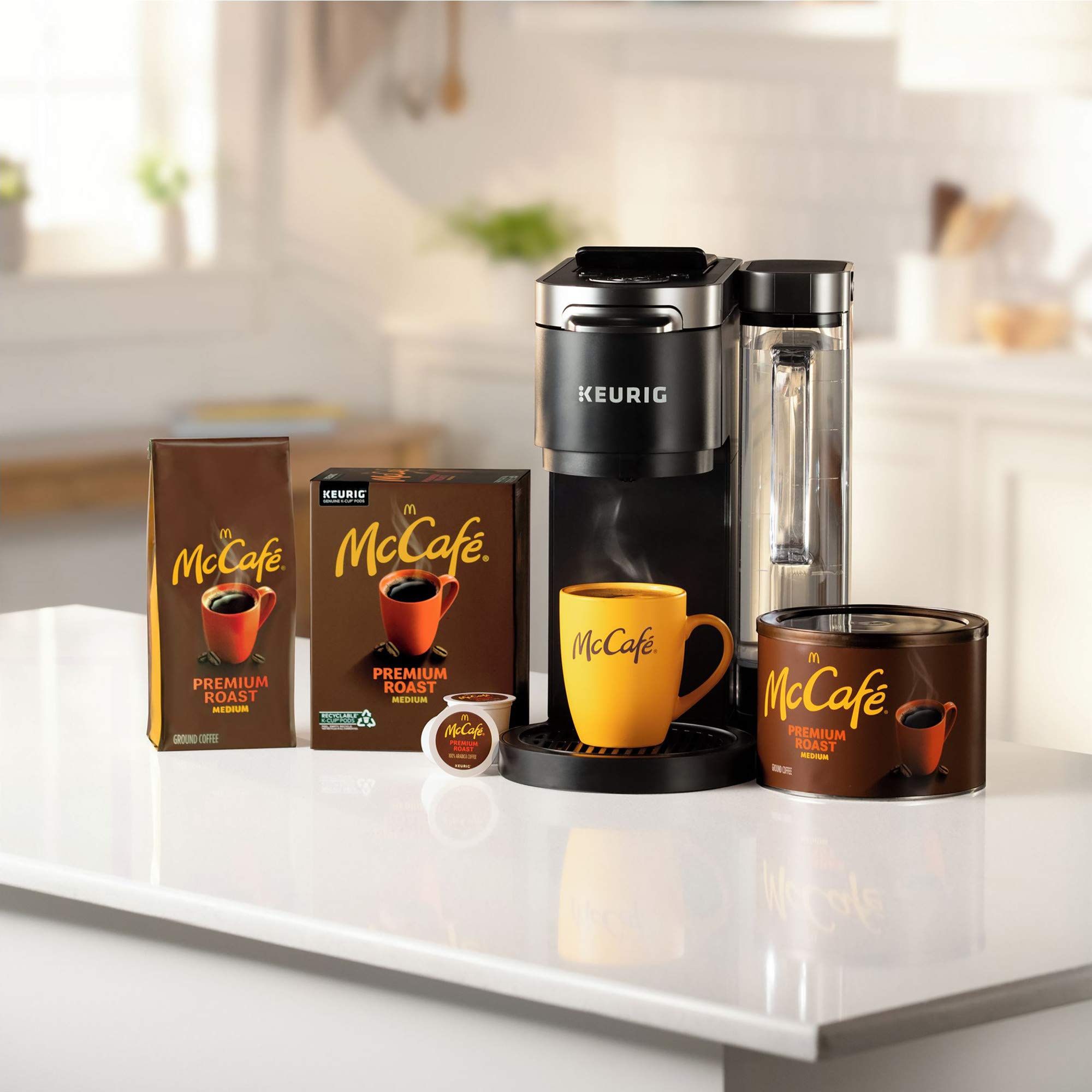 Measuring McCafé Premium Roast ensures a consistent cup