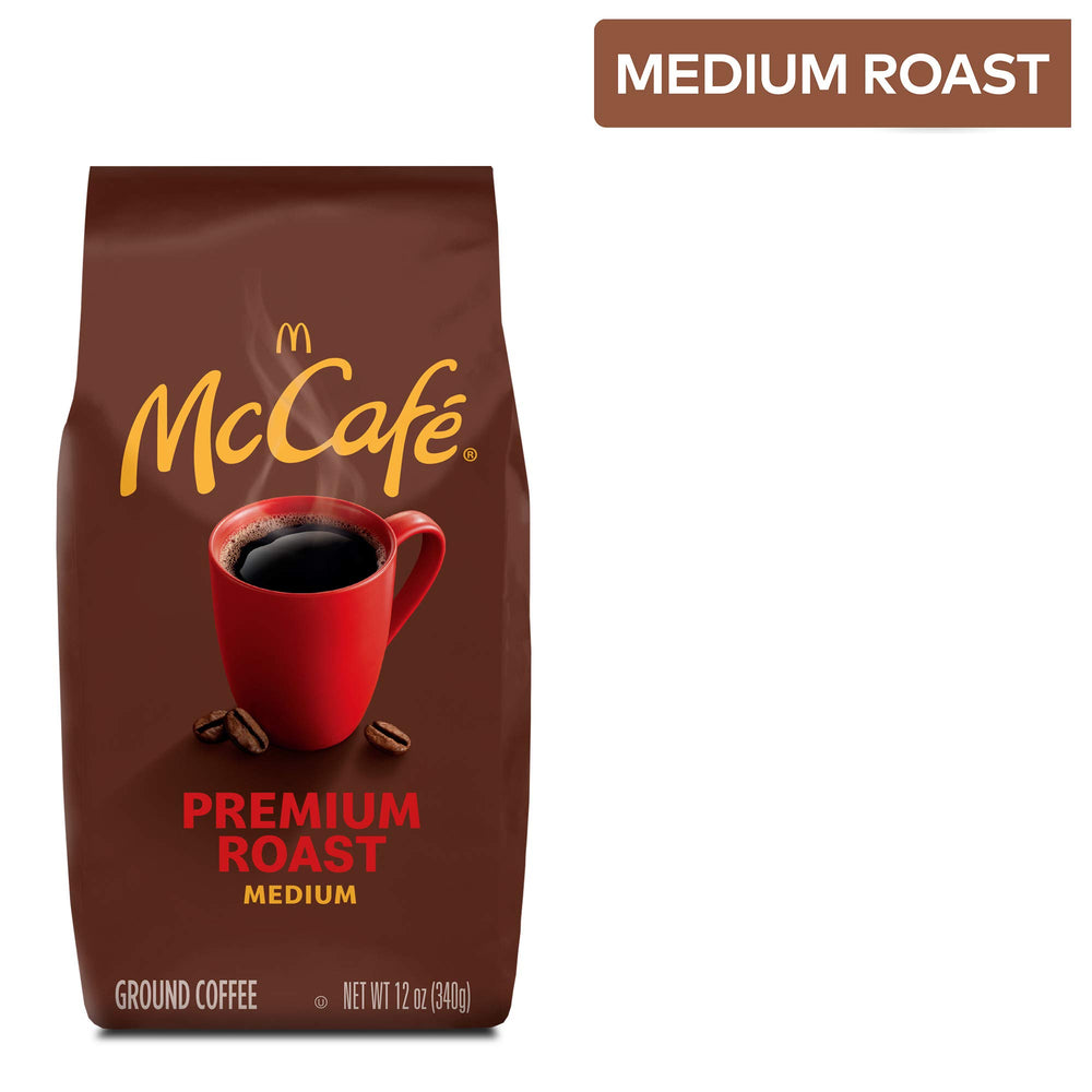 McCafé Premium Roast Arabica beans highlight premium quality.