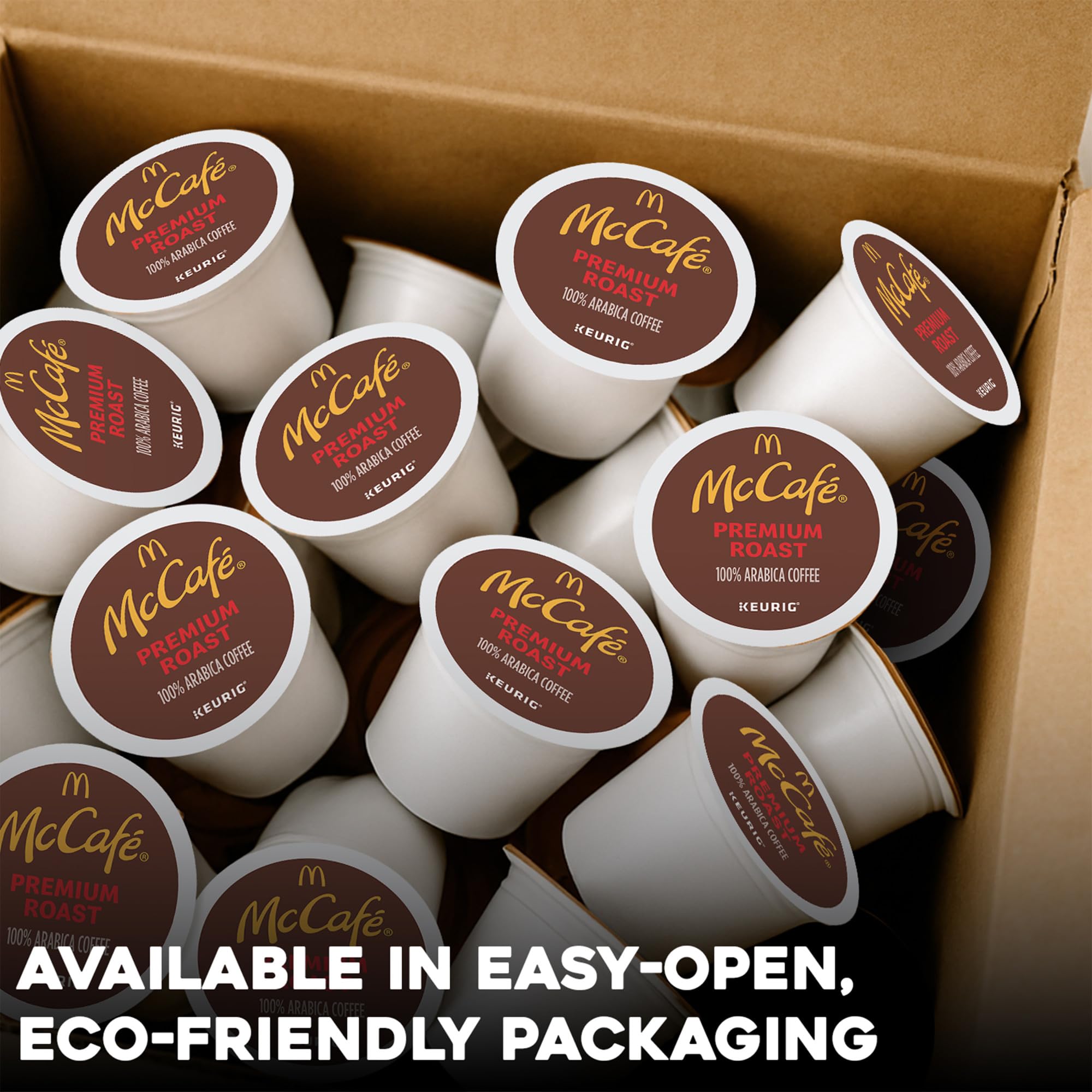 McCafé Premium Roast Arabica beans ready for roasting